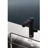 N'OVEEN IWH965 INOX BLACK grifo calentador de agua instantáneo, acero inoxidable, panel táctil LED, IPX4, hasta 55 °C, negro