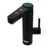 N'OVEEN IWH965 INOX BLACK grifo calentador de agua instantáneo, acero inoxidable, panel táctil LED, IPX4, hasta 55 °C, negro