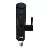 N'OVEEN IWH965 INOX BLACK grifo calentador de agua instantáneo, acero inoxidable, panel táctil LED, IPX4, hasta 55 °C, negro