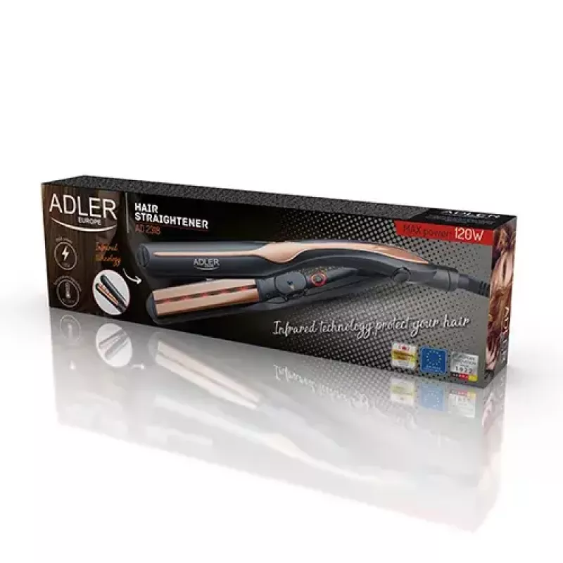 Plancha de pelo Adler AD 2318 Warm Negro Coral 120 W