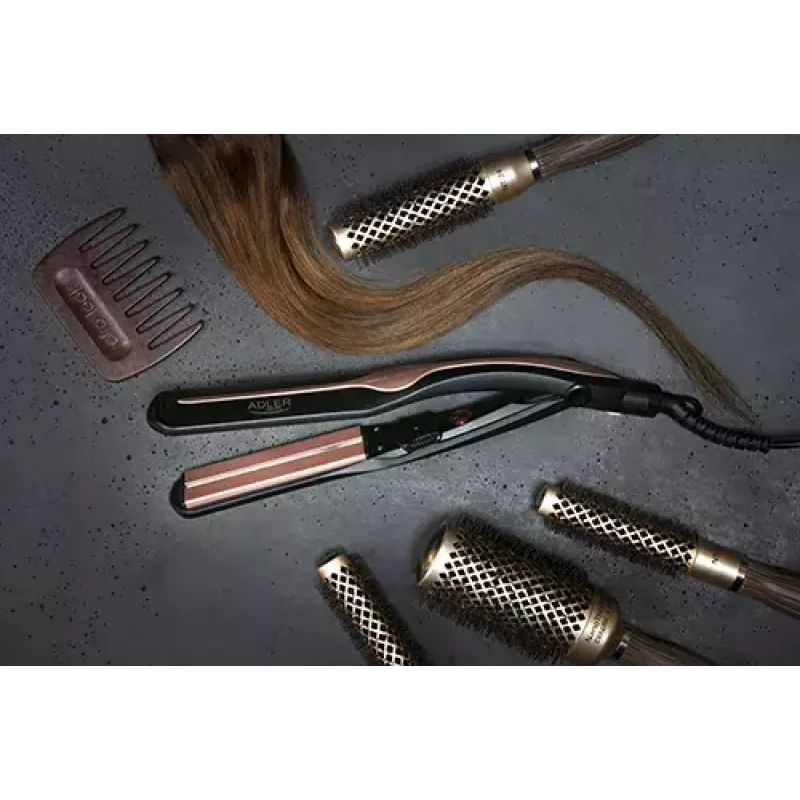 Plancha de pelo Adler AD 2318 Warm Negro Coral 120 W