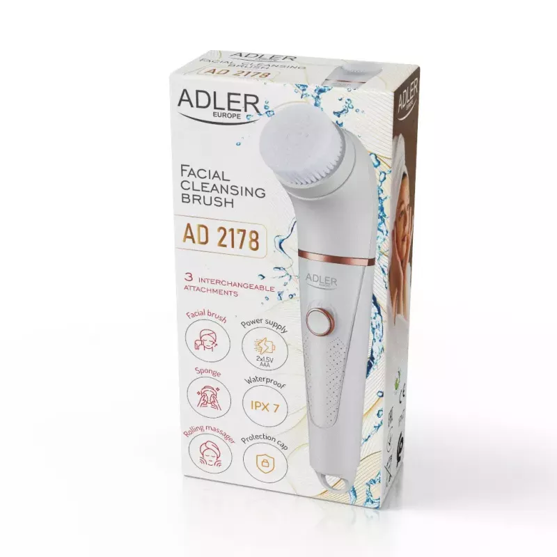 Cepillo facial vibratorio y rotatorio Adler AD 2178
