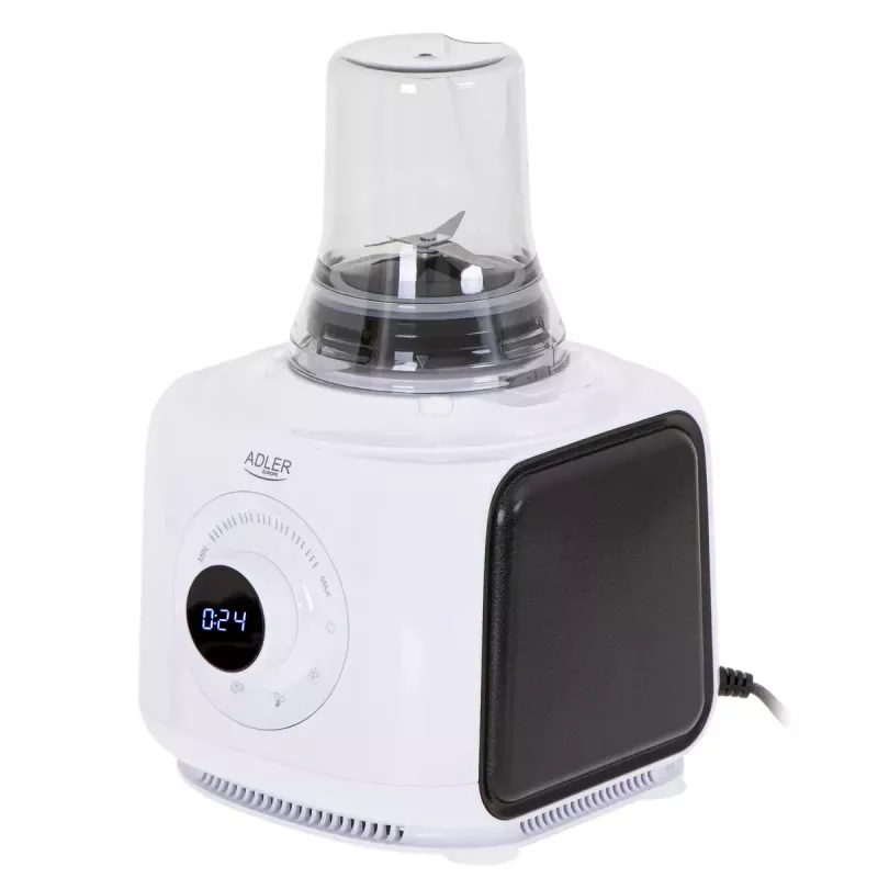 Adler AD 4224 robot de cocina, 1000 W, bol de 2 l, 7 velocidades, blanco