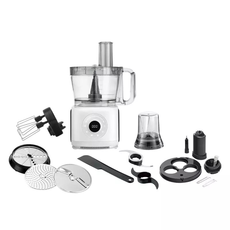 Adler AD 4224 robot de cocina, 1000 W, bol de 2 l, 7 velocidades, blanco
