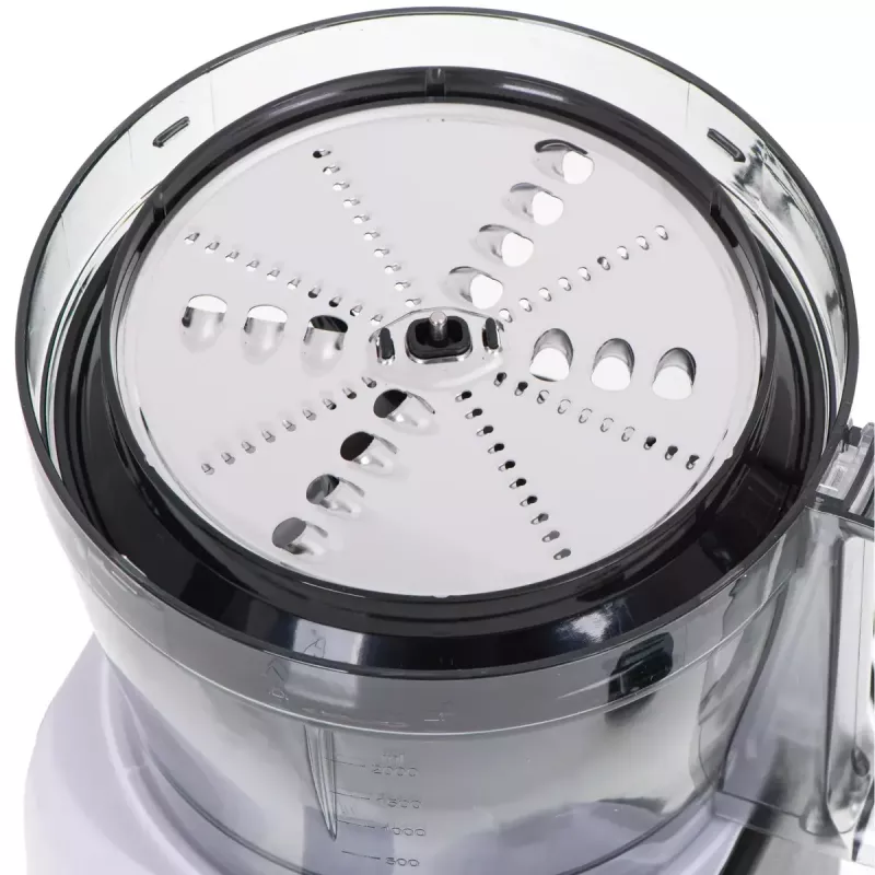 Adler AD 4224 robot de cocina, 1000 W, bol de 2 l, 7 velocidades, blanco