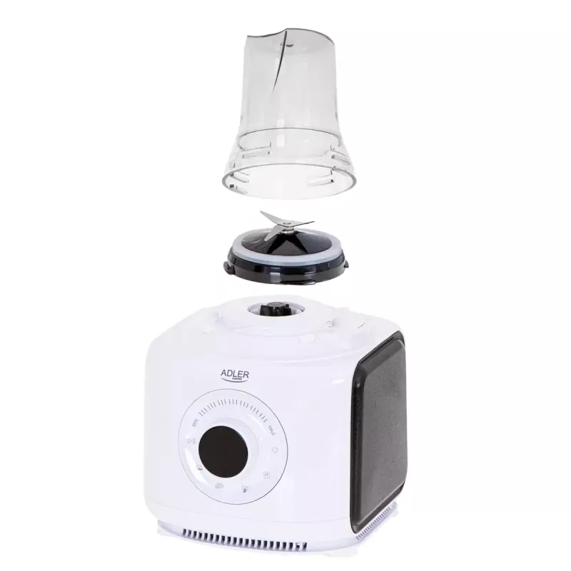 Adler AD 4224 robot de cocina, 1000 W, bol de 2 l, 7 velocidades, blanco
