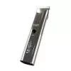 Adler AD 2834 cortapelos, de 3 mm a 1,2 cm, 4 peines, LCD, plateado