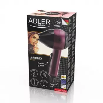 Secador de pelo Adler AD 2247 1400 W Violeta
