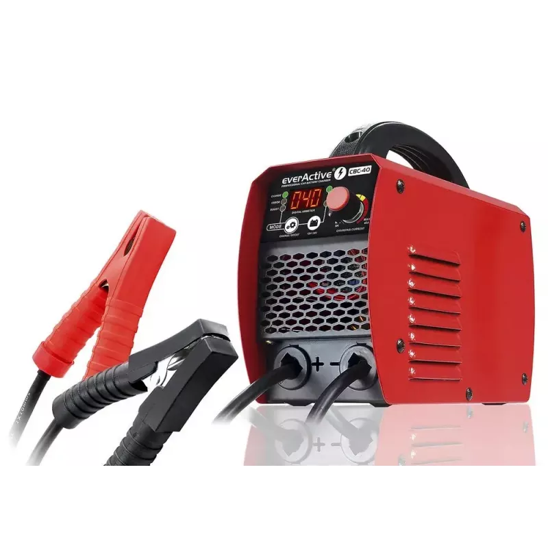 Cargador de coche everActive CBC40 12V/24V, cargador de batería de vehículo compatible con sistemas de 12V y 24V