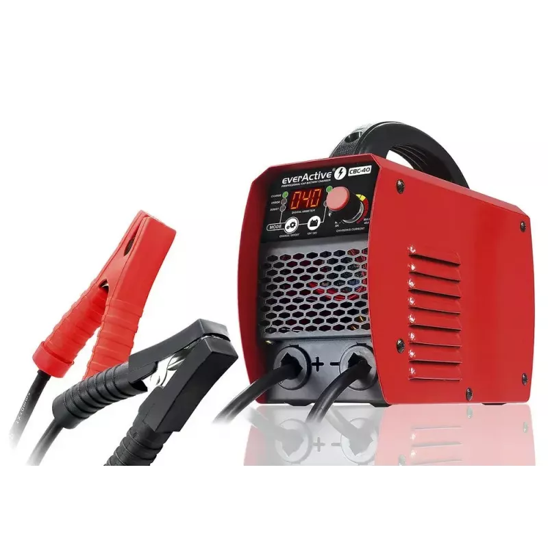 Cargador de coche everActive CBC40 12V/24V, cargador de batería de vehículo compatible con sistemas de 12V y 24V