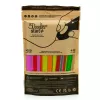Pack de filamento para impresión 3D 3DOODLER Start+ 250 piezas, 2,5 mm de diámetro, colores fluorescentes compostables (rojo neón, naranja, verde, amarillo, rosa)