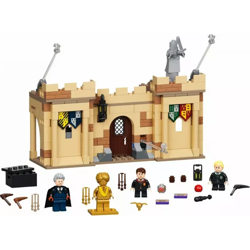 Set LEGO Harry Potter Hogwarts Primera clase de vuelo 76395 con minifiguras de Harry y Draco