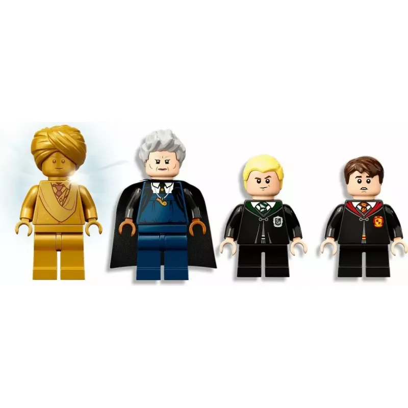 Set LEGO Harry Potter Hogwarts Primera clase de vuelo 76395 con minifiguras de Harry y Draco