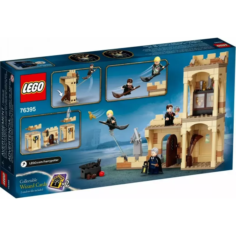 Set LEGO Harry Potter Hogwarts Primera clase de vuelo 76395 con minifiguras de Harry y Draco