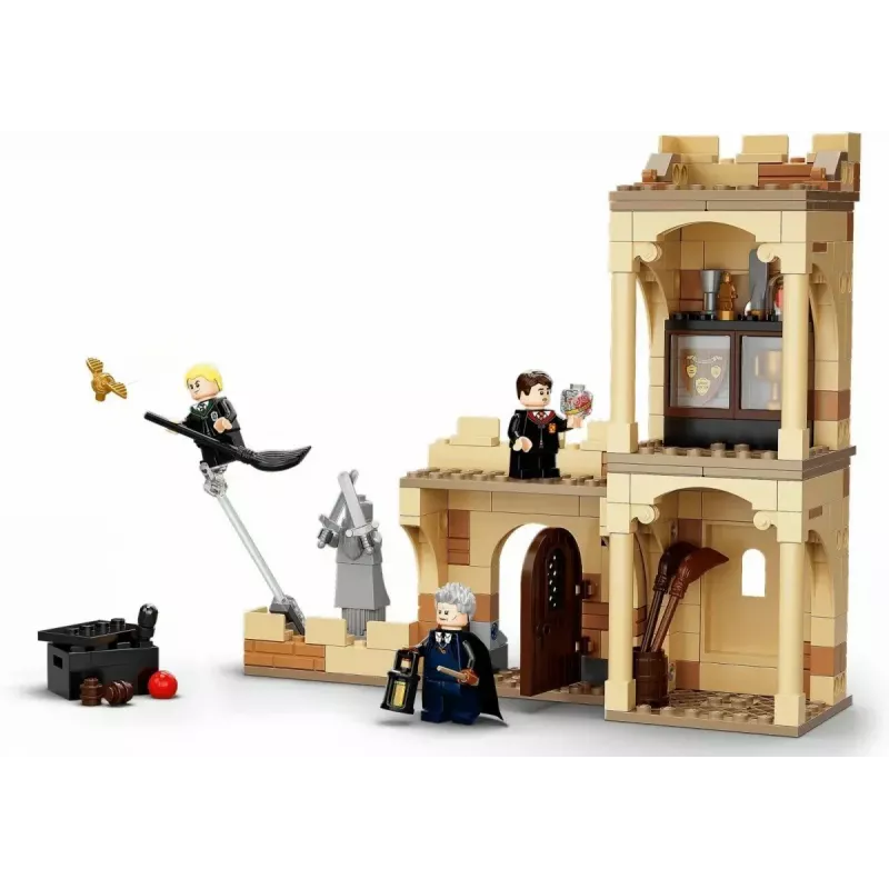 Set LEGO Harry Potter Hogwarts Primera clase de vuelo 76395 con minifiguras de Harry y Draco