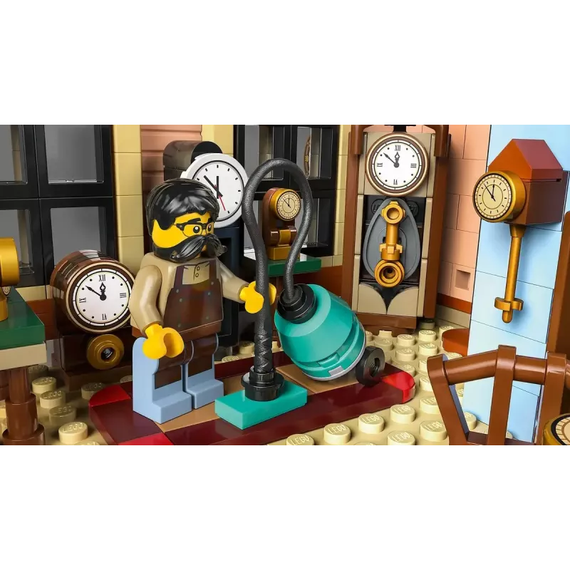 Set de construcción LEGO Icons 10350 Casa Tudor Corner — 3.266 piezas, 8 minifiguras, edad 18+, 260×250×310 mm