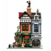 Set de construcción LEGO Icons 10350 Casa Tudor Corner — 3.266 piezas, 8 minifiguras, edad 18+, 260×250×310 mm