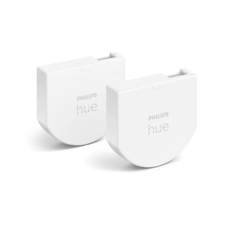 Módulo interruptor de pared Philips Hue pack de 2, inalámbrico, blanco, IP20, plástico, IP20, III