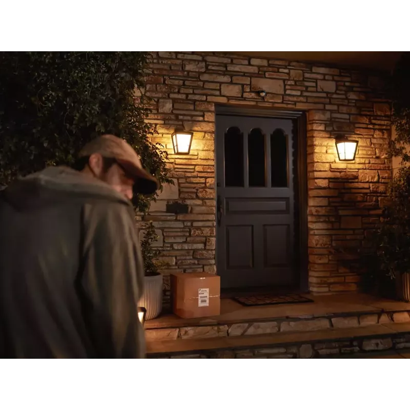 Sensor de movimiento Philips Hue para exterior, ZigBee, negro, 929003067401