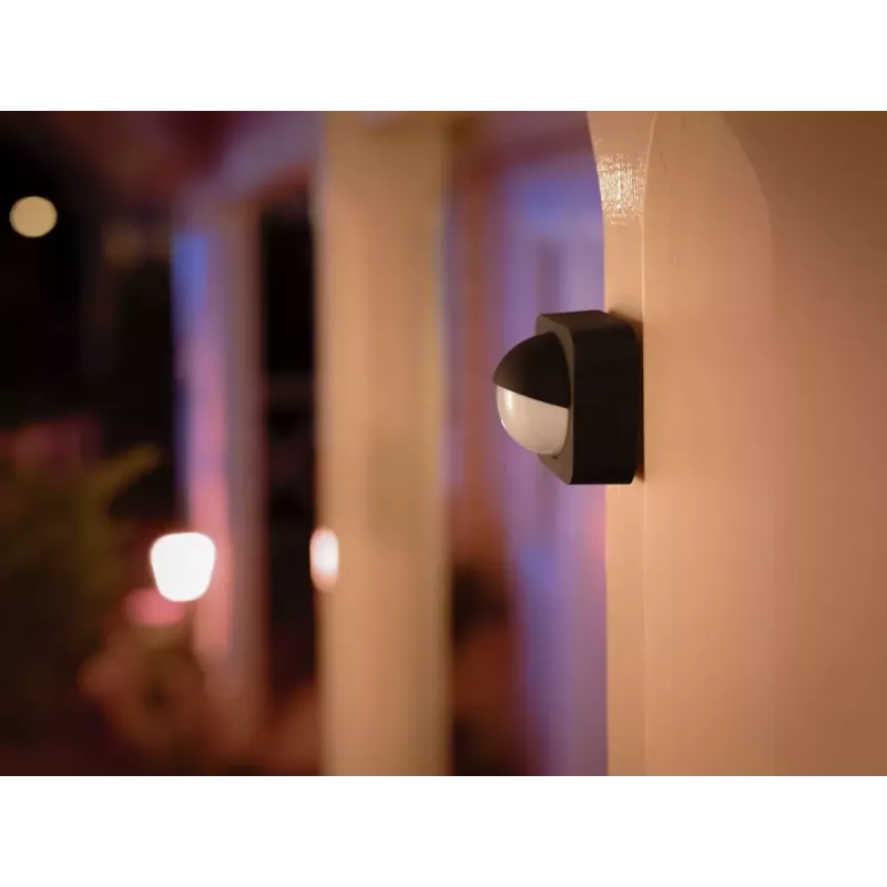 Sensor de movimiento Philips Hue para exterior, ZigBee, negro, 929003067401
