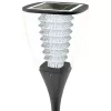 Lámpara de pie exterior PowerNeed ESL-25H LED negra IP65