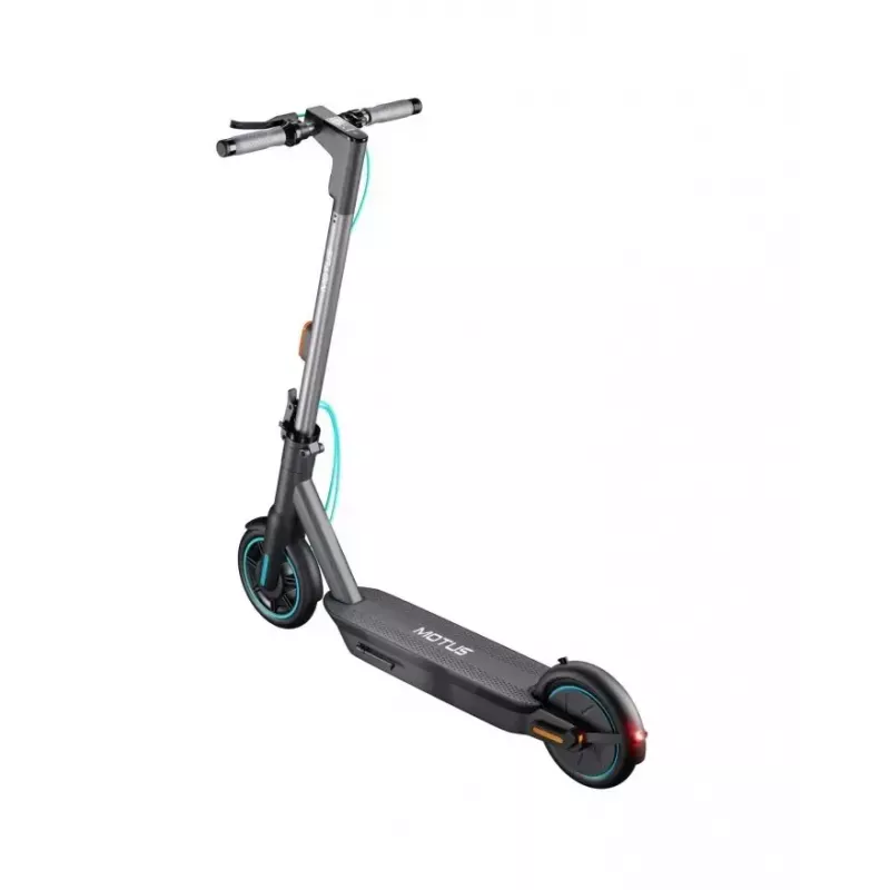 Motus Scooty 10 GEN5 patinete eléctrico, 350 W, 36 V 15 Ah, ruedas de 10 pulgadas, 20 km/h, autonomía de 65 km, negro