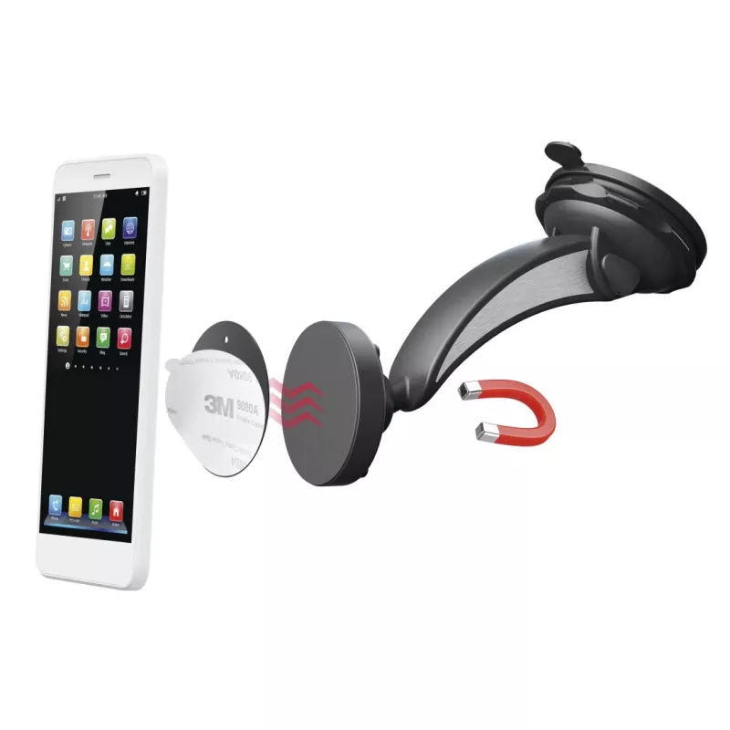 Soporte pasivo Hama Magnet 00201512 negro para teléfono móvil/smartphone