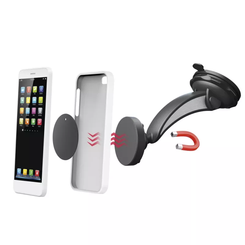 Soporte pasivo Hama Magnet 00201512 negro para teléfono móvil/smartphone