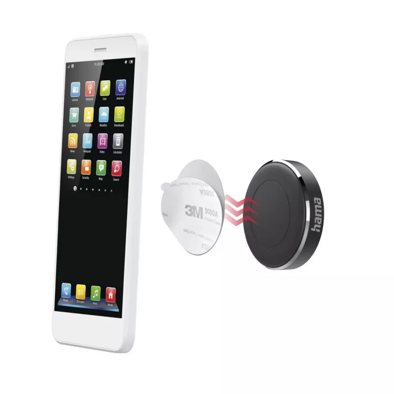 Soporte pasivo Hama Magnet 00201518 negro teléfono móvil smartphone