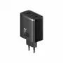 Baseus Cube Pro P10152301113-00 cargador rápido GaN 65 W, 2x USB-C + 1x USB-A, 110–240 V, negro, 0,154 kg