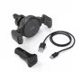 Hama FC10 Flex-Set smartphone antracita mechero de coche carga inalámbrica carga rápida coche