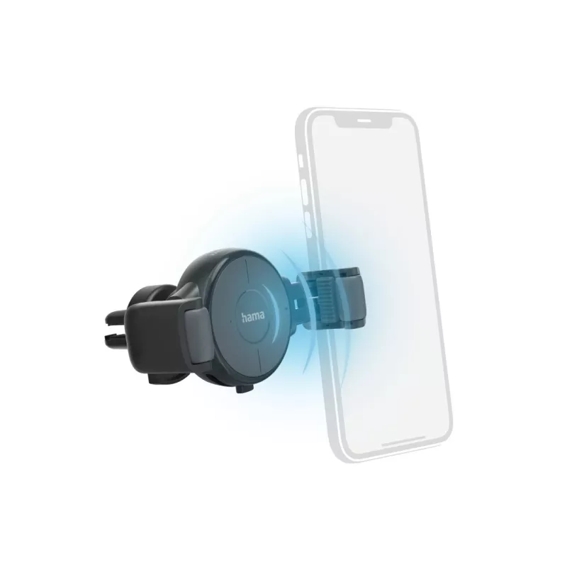 Hama FC10 Flex-Set smartphone antracita mechero de coche carga inalámbrica carga rápida coche
