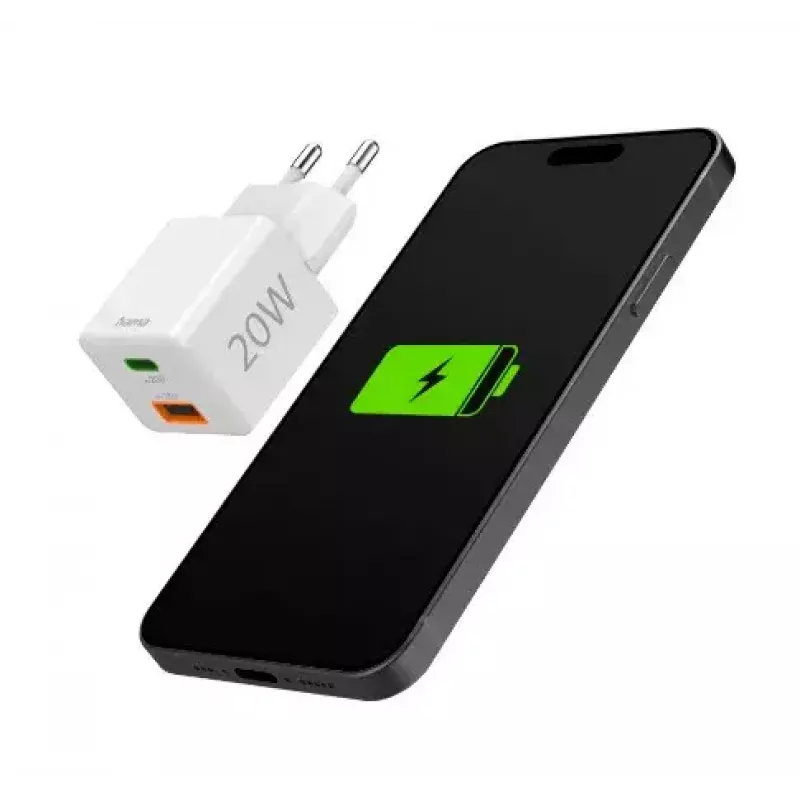 Hama 00201991 cargador para dispositivos móviles auricular, powerbank, smartphone, tablet blanco AC carga rápida interior