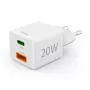 Hama 00201991 cargador para dispositivos móviles auricular, powerbank, smartphone, tablet blanco AC carga rápida interior