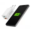 Hama 00201993 cargador móvil teléfono móvil, portátil, smartphone, tablet blanco AC carga rápida interior