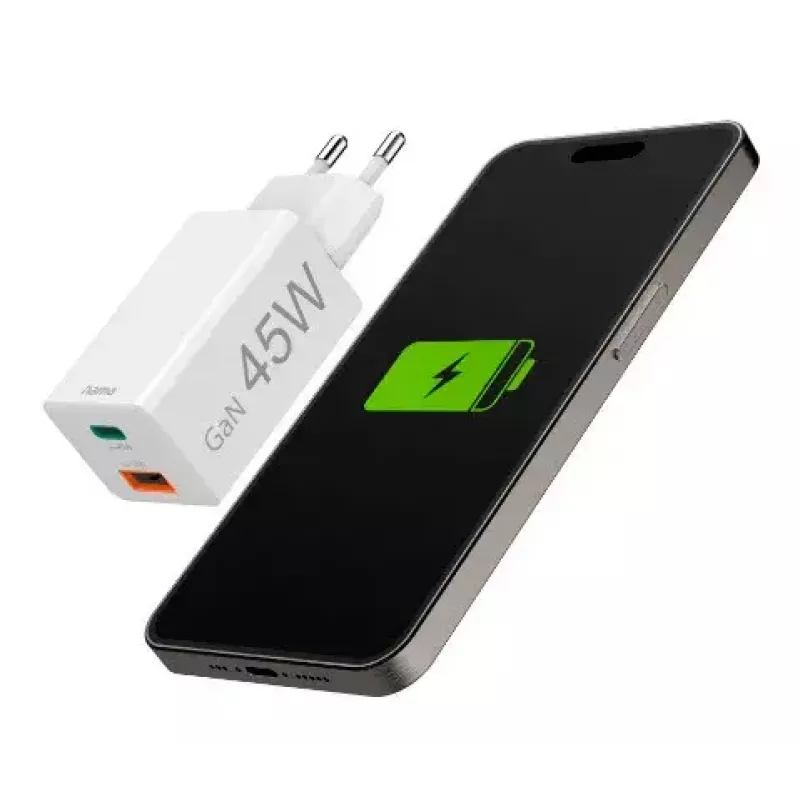 Hama 00201993 cargador móvil teléfono móvil, portátil, smartphone, tablet blanco AC carga rápida interior