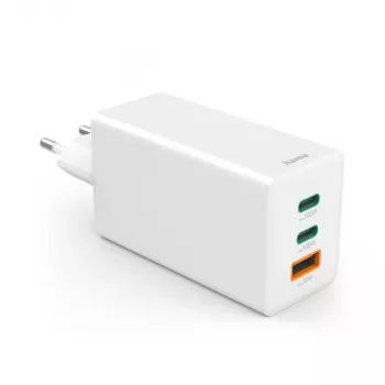 Hama 00201997 cargador móvil portátil, smartphone, tablet blanco AC carga rápida interior