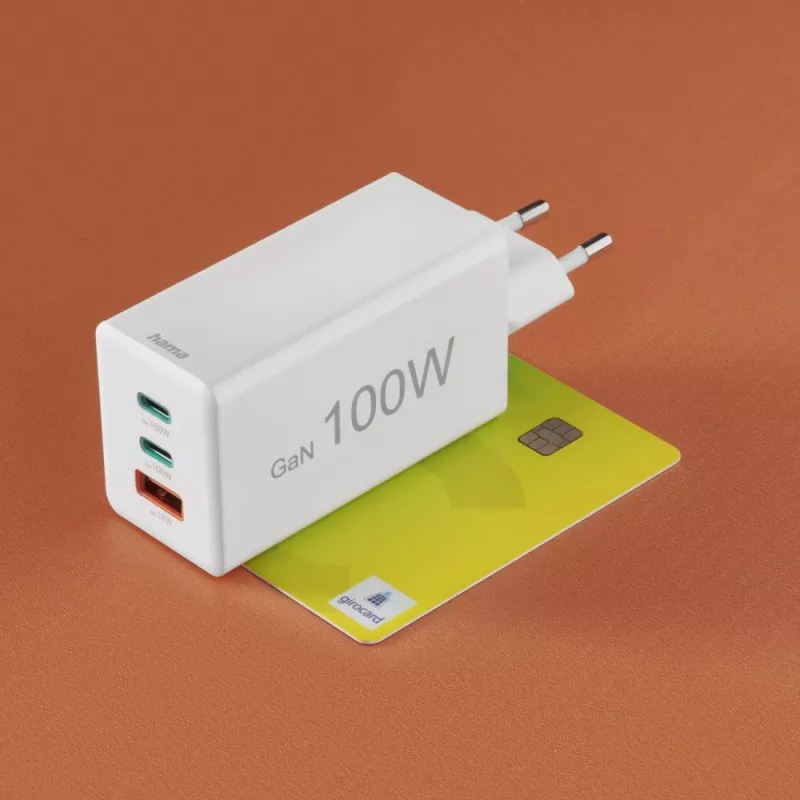 Hama 00201997 cargador móvil portátil, smartphone, tablet blanco AC carga rápida interior