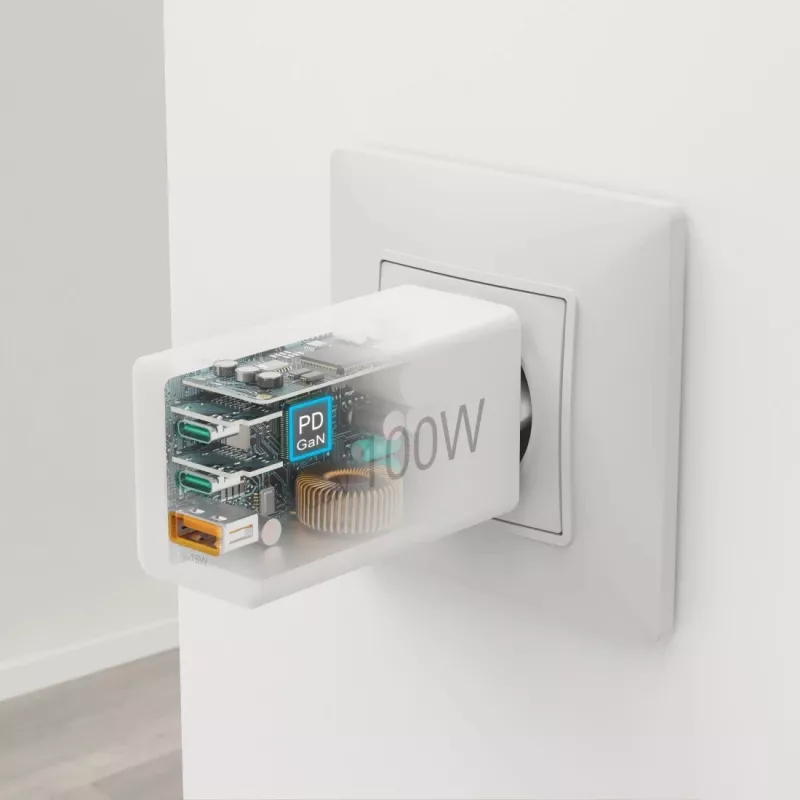 Hama 00201997 cargador móvil portátil, smartphone, tablet blanco AC carga rápida interior