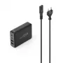Hama 00201979 cargador para dispositivos móviles portátil, powerbank, smartphone, tablet negro AC carga rápida interior