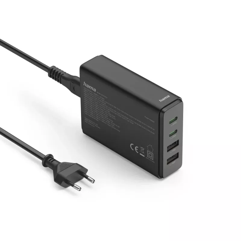 Hama 00201979 cargador para dispositivos móviles portátil, powerbank, smartphone, tablet negro AC carga rápida interior