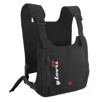 Chaleco protector Glovii GV1U — chaleco unisex de poliéster para esquí, transpirable, impermeable, todo el año, negro