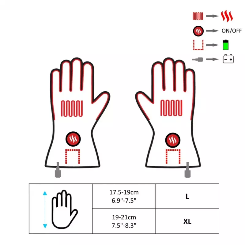 Guantes Glovii GDBL motociclismo poliéster cuero adulto 800g