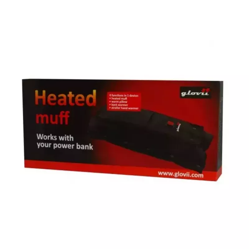 Protector de espalda Glovii GF41 Heated Muff 4in1 unisex negro gris