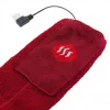 Calcetines deportivos Glovii GQ3L L, calcetines calefactables de algodón unisex con elemento calefactor integrado, control de temperatura, rojo