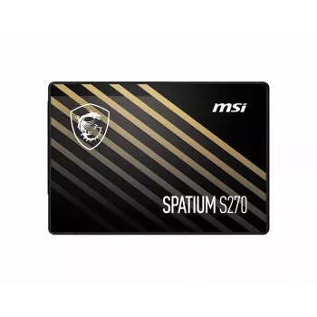 SSD SATA III de 2,5 pulgadas MSI SPATIUM S270 240GB — 3D NAND, 6 Gbit/s, 400 MB/s