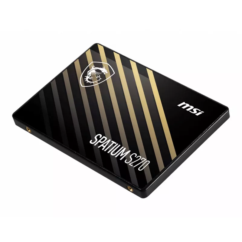 SSD SATA III de 2,5 pulgadas MSI SPATIUM S270 240GB — 3D NAND, 6 Gbit/s, 400 MB/s