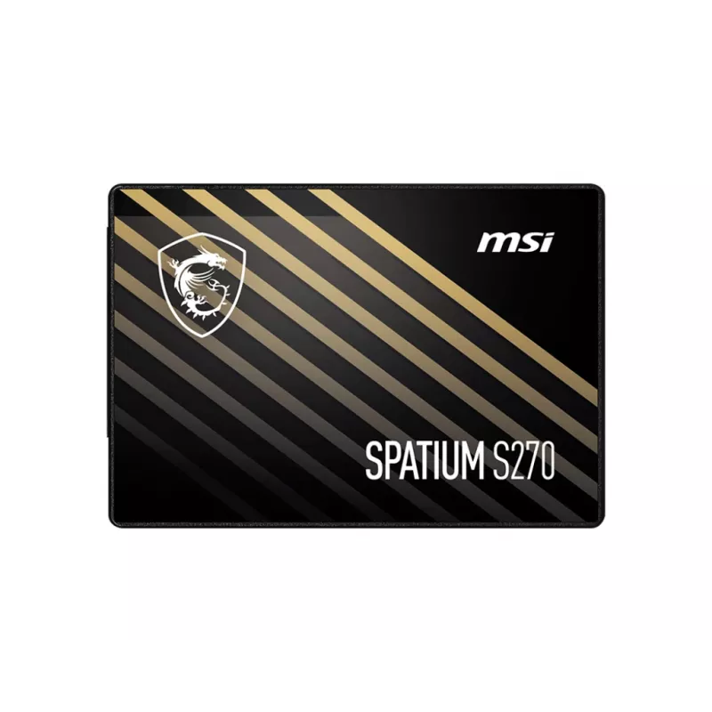 SSD SATA III 2,5 inch MSI SPATIUM S270 960 GB – 500 MB/s lectura, 450 MB/s escritura, 3D-NAND