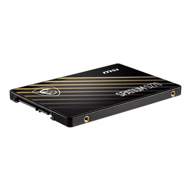 SSD SATA III 2,5 inch MSI SPATIUM S270 960 GB – 500 MB/s lectura, 450 MB/s escritura, 3D-NAND