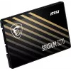 SSD SATA III de 2,5 pulgadas MSI SPATIUM S270 480 GB — 3D NAND, 450 MB/s escritura, 2 millones de horas MTBF